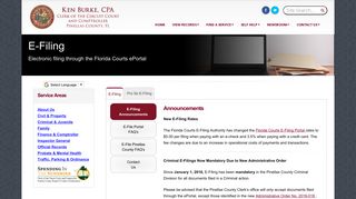 E-Filing - Pinellas County Clerk of the Circuit Court