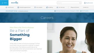 Careers | AdventHealth Tampa | Formerly Florida Hospital Tampa