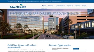 Florida Hospital | Physician Employment Opportunities