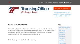 IFTA Florida | TruckingOffice