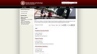 Florida Institute of Technology - Careers