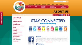 Florida Lottery - Stay Connected