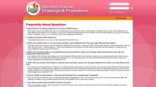 Frequently Asked Questions - Florida Lottery Second Chance ...