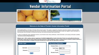 Florida Vendor Information Portal