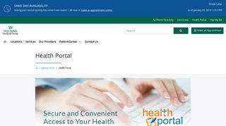 Health Portal | West Florida Medical Group