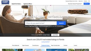 Florida Real Estate & Homes For Sale - Coldwell Banker Residential ...