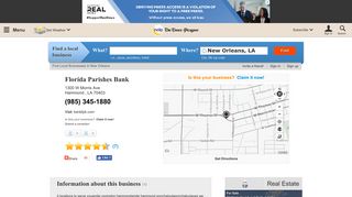 Florida Parishes Bank - New Orleans Business Directory | Local ...