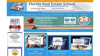 Florida Real Estate School - Voted Best Course Online