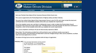GEICO - Mature Driver Insurance Discount Course - Florida Safety ...
