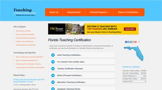 Florida Teaching Certification | Become a teacher in FL