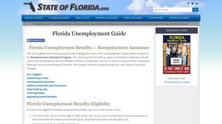 Florida Unemployment (Reemployment Assistance) | State of Florida