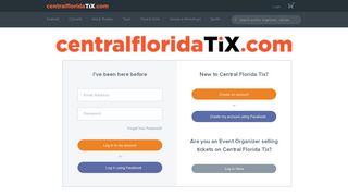 Central Florida Tix | Login