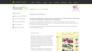 Websites - Floristpro - Websites for florists