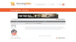FloTrack Pro - Running2Win.com - forums