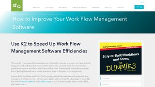 How to Improve Your Work Flow Management Software - K2