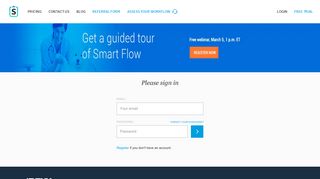 Login - Smart Flow – Please Sign In