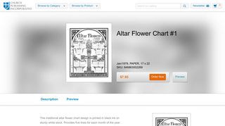 ChurchPublishing.org: Altar Flower Chart