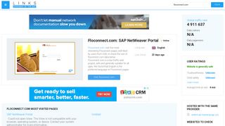 Visit Floconnect.com - SAP NetWeaver Portal.
