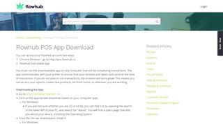 Flowhub | Flowhub POS App Download
