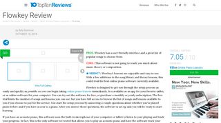 Flowkey Review - Pros, Cons and Verdict - Top Ten Reviews
