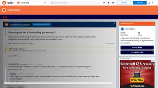 Does anyone has a flowrestling pro account? : wrestling - Reddit