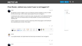 Flow Router, redirect any route if user is not logged in? - Meteor ...
