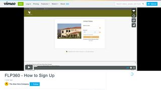 FLP360 - How to Sign Up on Vimeo