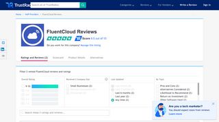 FluentCloud Reviews & Ratings | TrustRadius