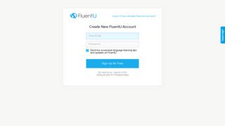 sign up for a free account with FluentU!