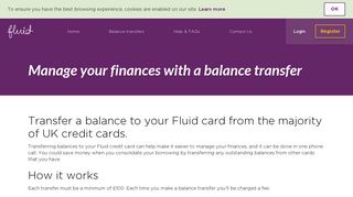 Manage Your Finances with a Fluid Balance Transfer Credit Card