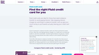 Compare Fluid credit cards online | MoneySuperMarket