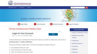 Florida Unemployment Weekly Claim - FileUnemployment.org