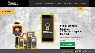 Smartphone App for Fluke Tools | Fluke Connect® | See More