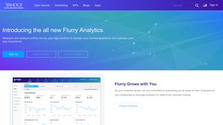 Flurry Analytics - Yahoo Developer Network