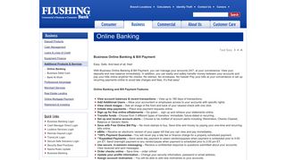 Free Online Banking - Bill Payment - Flushing Bank