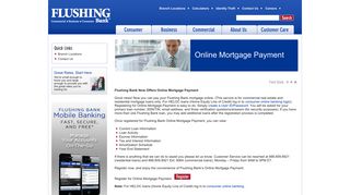 Online Mortgage Payment - Flushing Bank