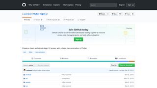 GitHub - putraxor/flutter-login-ui: Create a clean and simple login UI ...