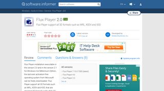 Flux Player 2.0 Download (Free) - FluxPlayer.exe