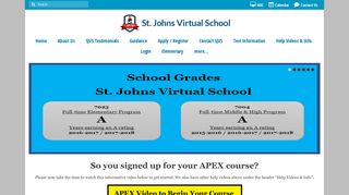 St. Johns Virtual School – St. Johns County School District