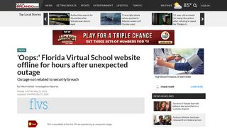 'Oops:' Florida Virtual School website offline for hours after... - WKMG