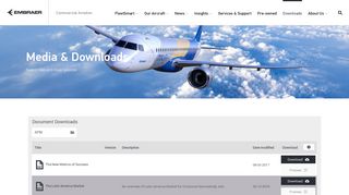 Media & Downloads - Embraer - Embraer Commercial Aviation