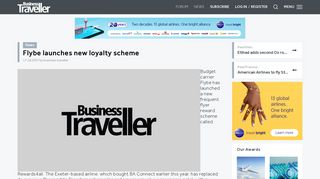 Flybe launches new loyalty scheme – Business Traveller
