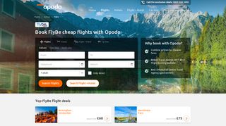 FlyBe cheap flights from £40 - Book tickets now on Opodo
