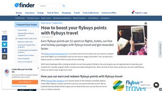How to boost your flybuys points with flybuys travel | finder.com.au