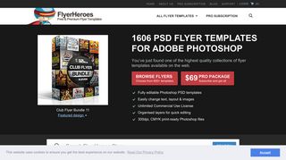 FlyerHeroes: Premium PSD Flyer Templates for Photoshop