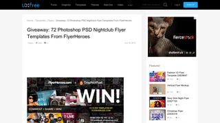 Giveaway: 72 Photoshop PSD Nightclub Flyer Templates From ...