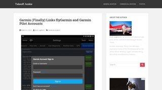Garmin (Finally) Links flyGarmin and Garmin Pilot Accounts – Takeoff ...