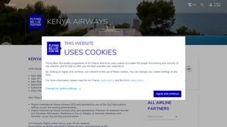 Flying Blue - Kenya Airways