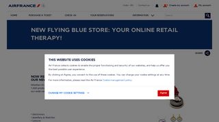 New Flying Blue Store: your online retail therapy! - Air France