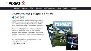 Subscribe to Flying Magazine | FLYING